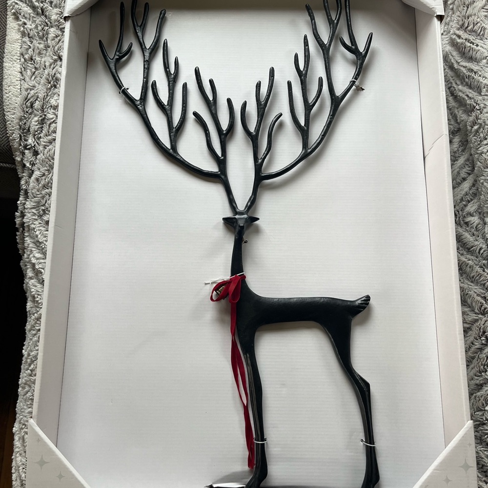 Merry Moments 26 inch Black Reindeer